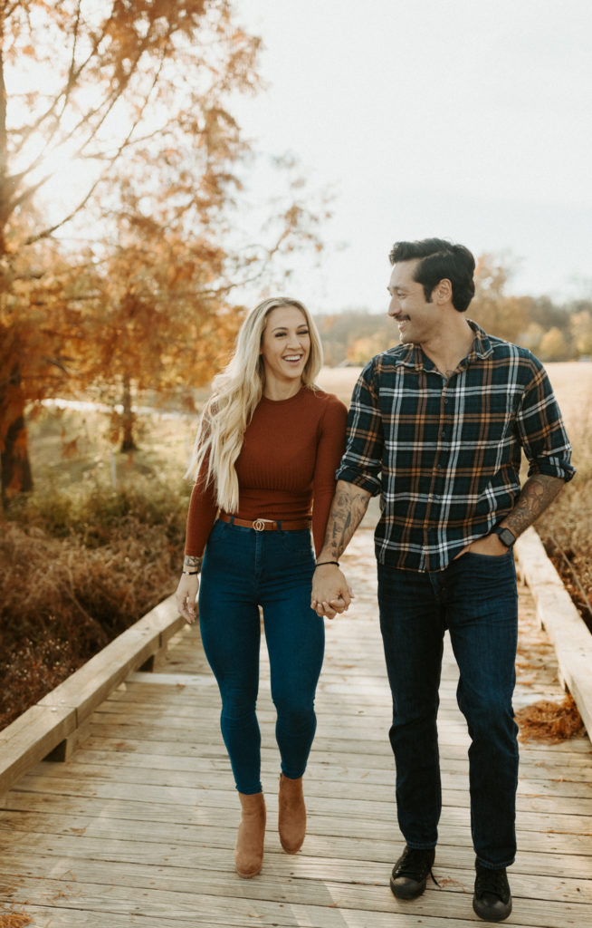 Engagement session at Liberty Park in Clarksville, Tennessee