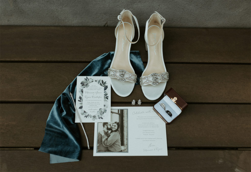 Wedding day details from Marissa and Ryans wedding day at Clementine Hall