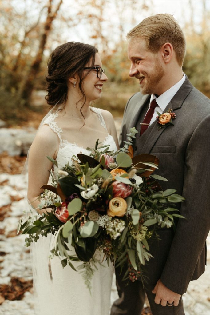 fall wedding at Double Creek Farm 