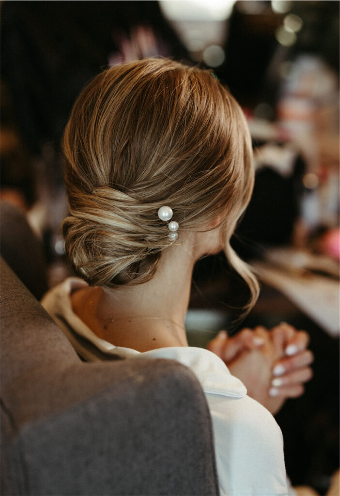 Brides hair 