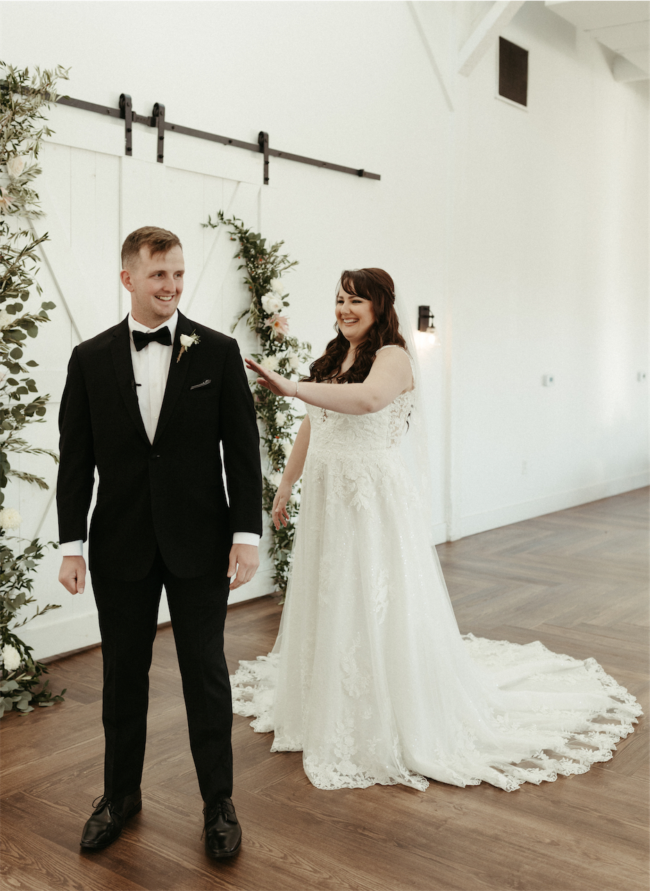 couple sharing a first look inside 14Tenn