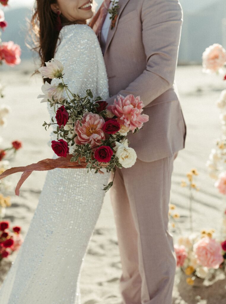 Florals from a vibrant elopement in California